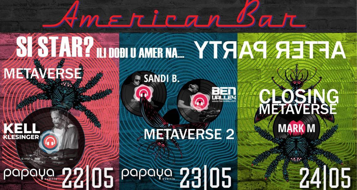 Si Star! After Party Metaverse | Američki bar