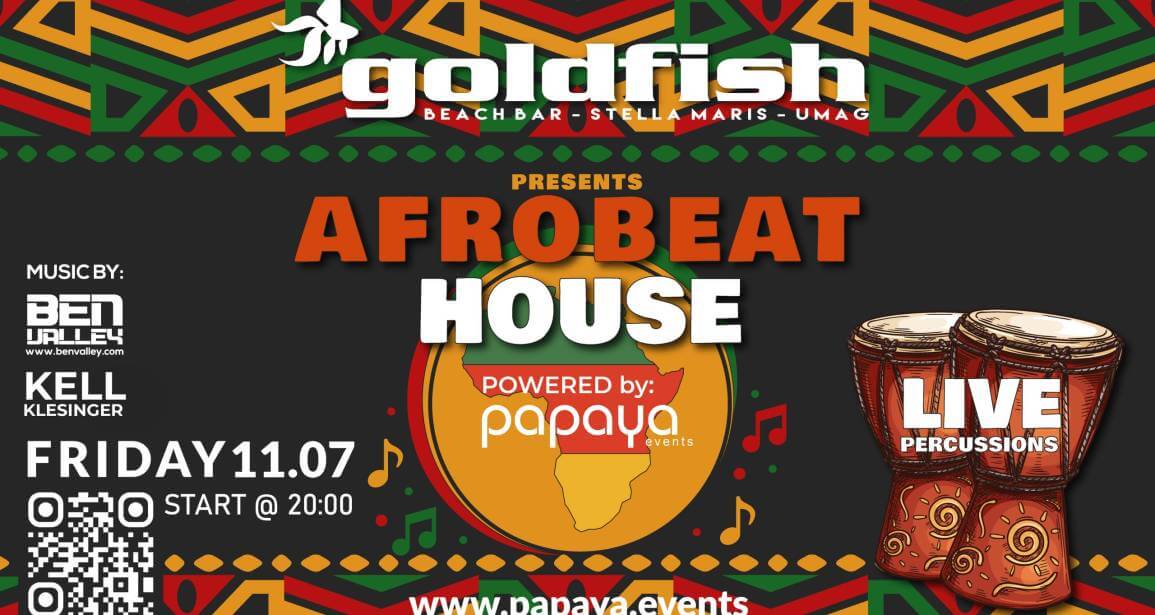 AfroBeat House | Live Percussion @ GoldFish | Umag