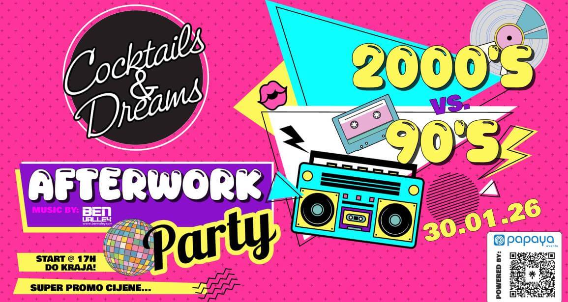 2000’s vs. 90’s AfterWork Party  | Music By Ben Valley | Powered by Papaya Events